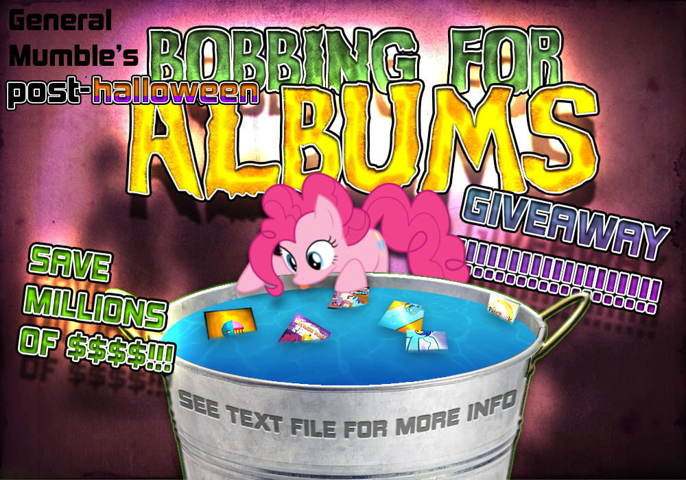 Bobbing for Albums flyer (NO LONGER VALID)