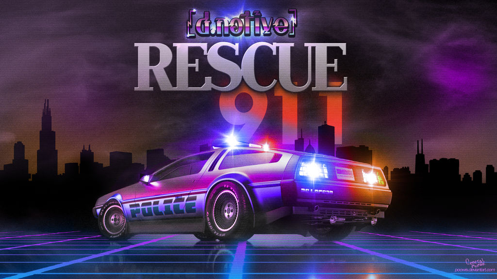 d.notive - Rescue 911 Theme - cover art by Poowis