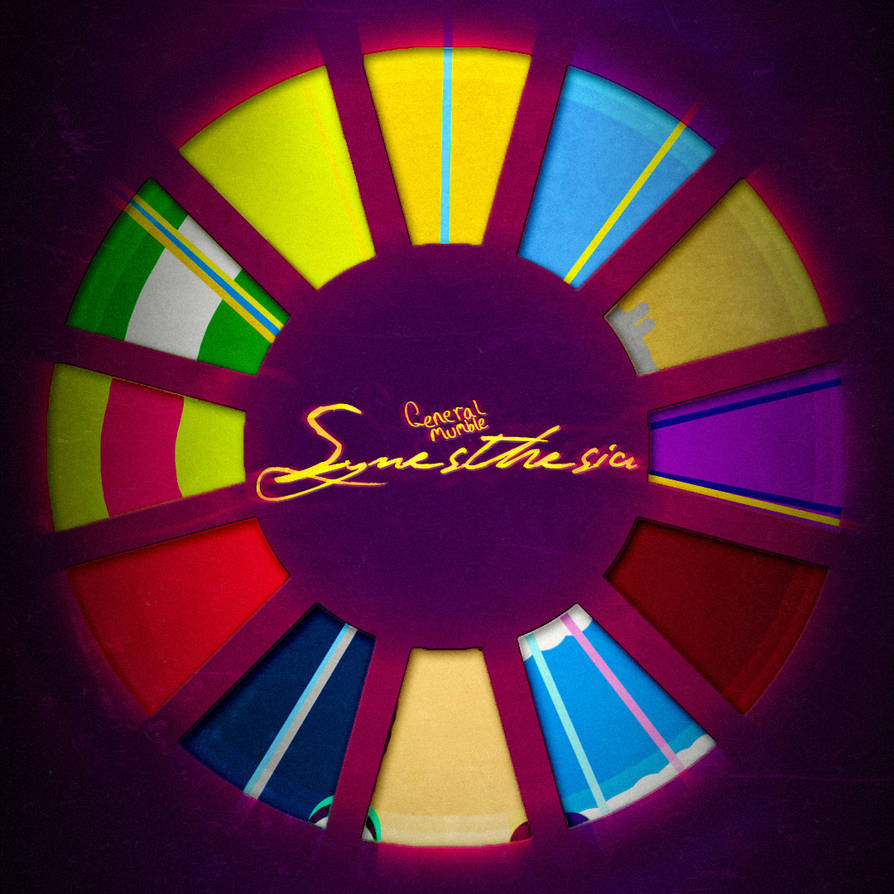 General Mumble - Synesthesia - album art by Poowis