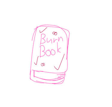 Mean Girls Burn Book Sticker 