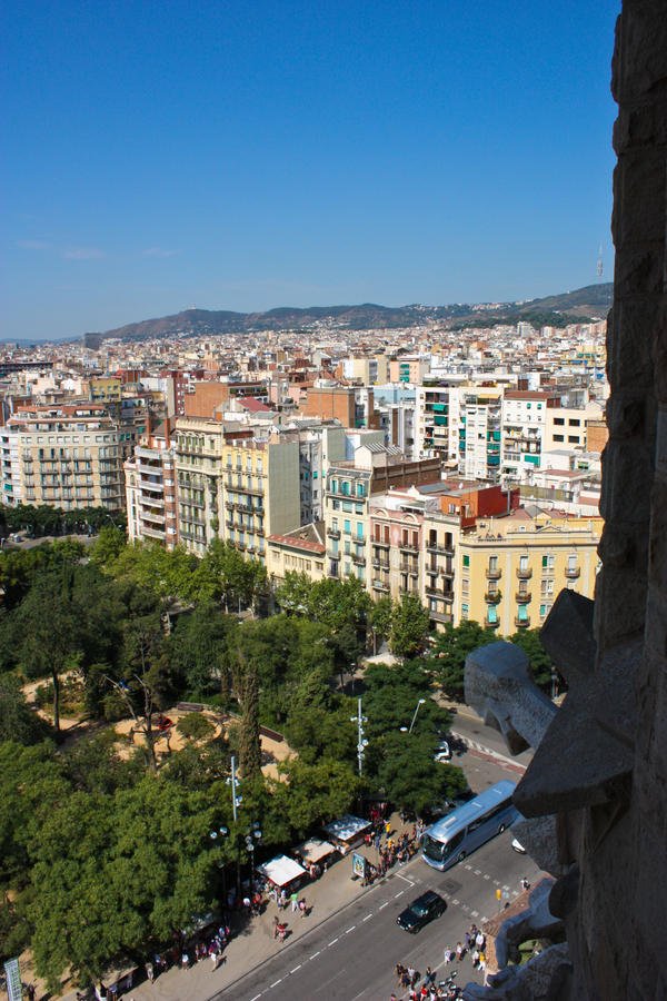 View from Sagrada Familia