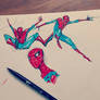 Spidey doodles