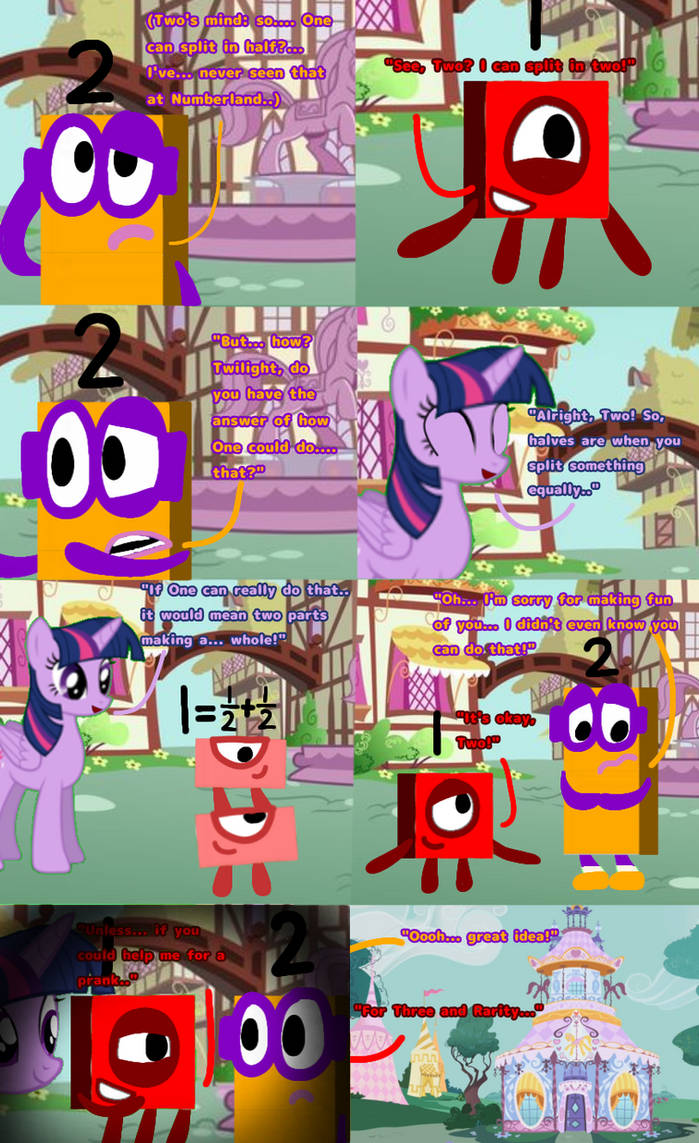 MLP x Numberblocks: Fractions pt.3 by luizzzwishata on DeviantArt