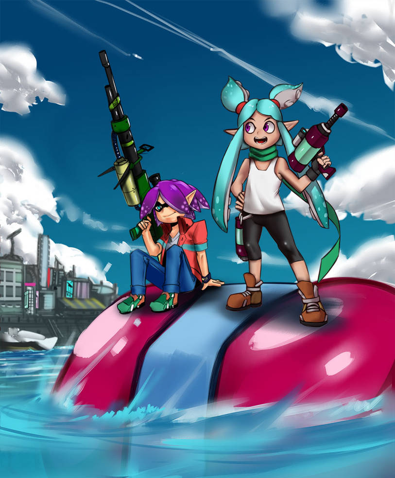 Splatoon fanart by ThursdayLane-2-fan on DeviantArt