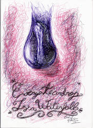 Every Teardrop is a Waterfall - ballpoint pen