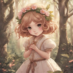 Little Almond Princess Of Forest 