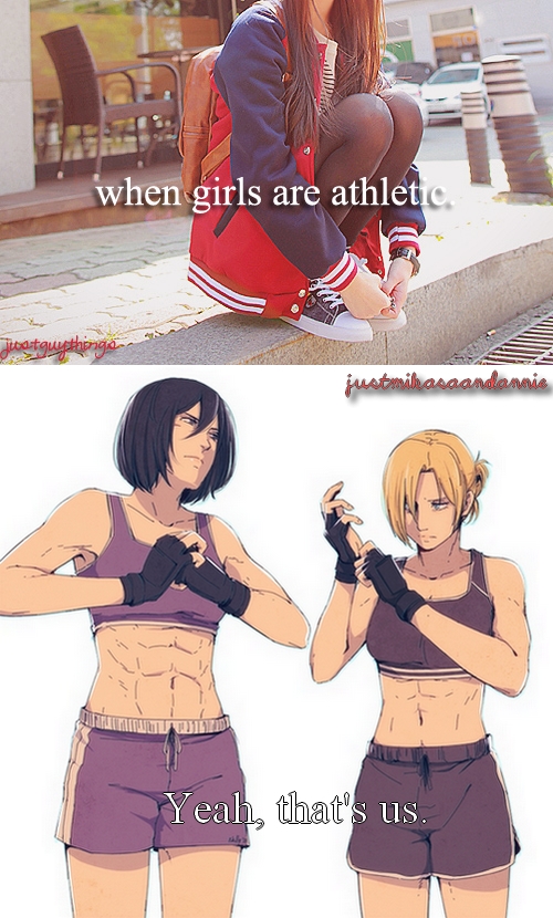 Just Mikasa and Annie