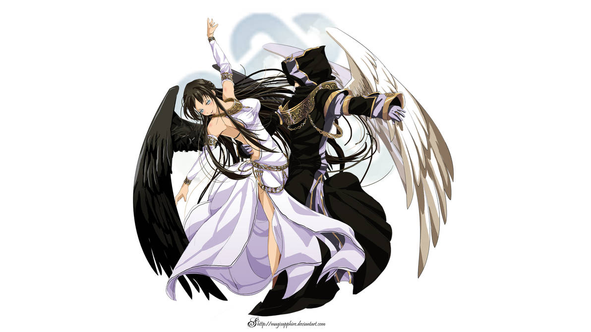 Ангел в танце с демоном персонажи. Morrighan Mabinogi. Мабиноги Морриган. Morrighan Mabinogi арт. Mabinogi ангел.