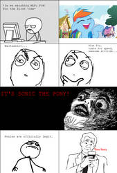 Rage comic: Becoming Brony