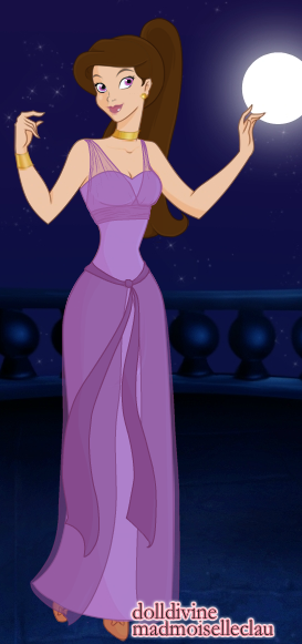 Megan/Megara's purple dress