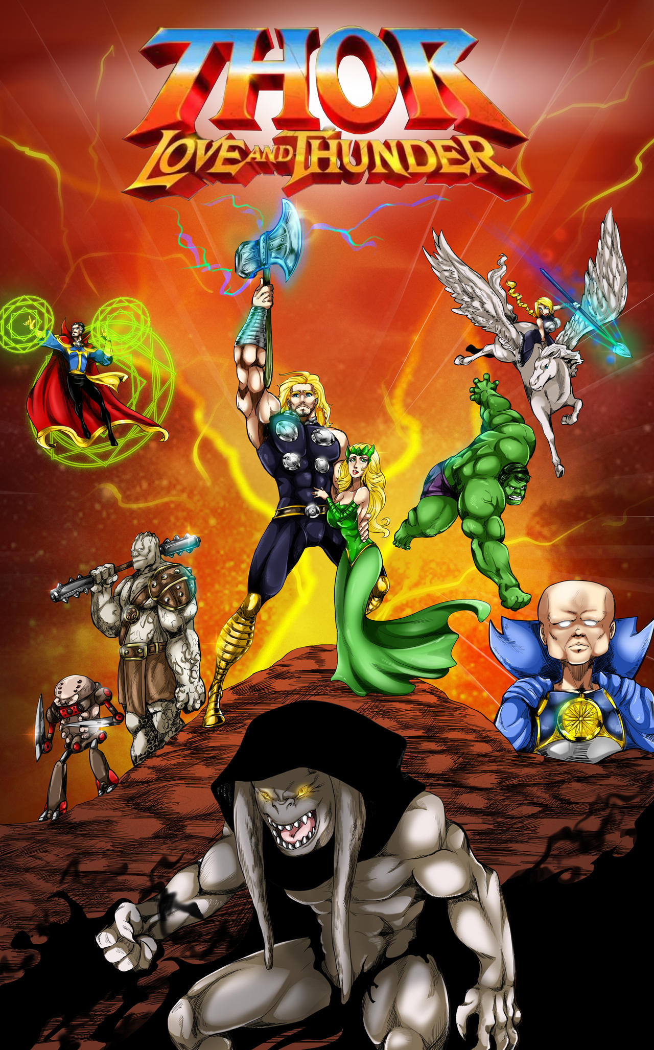 Thor Love and Thunder by KajiMateria on DeviantArt