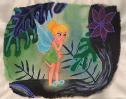 Tinkerbell Bag Painting