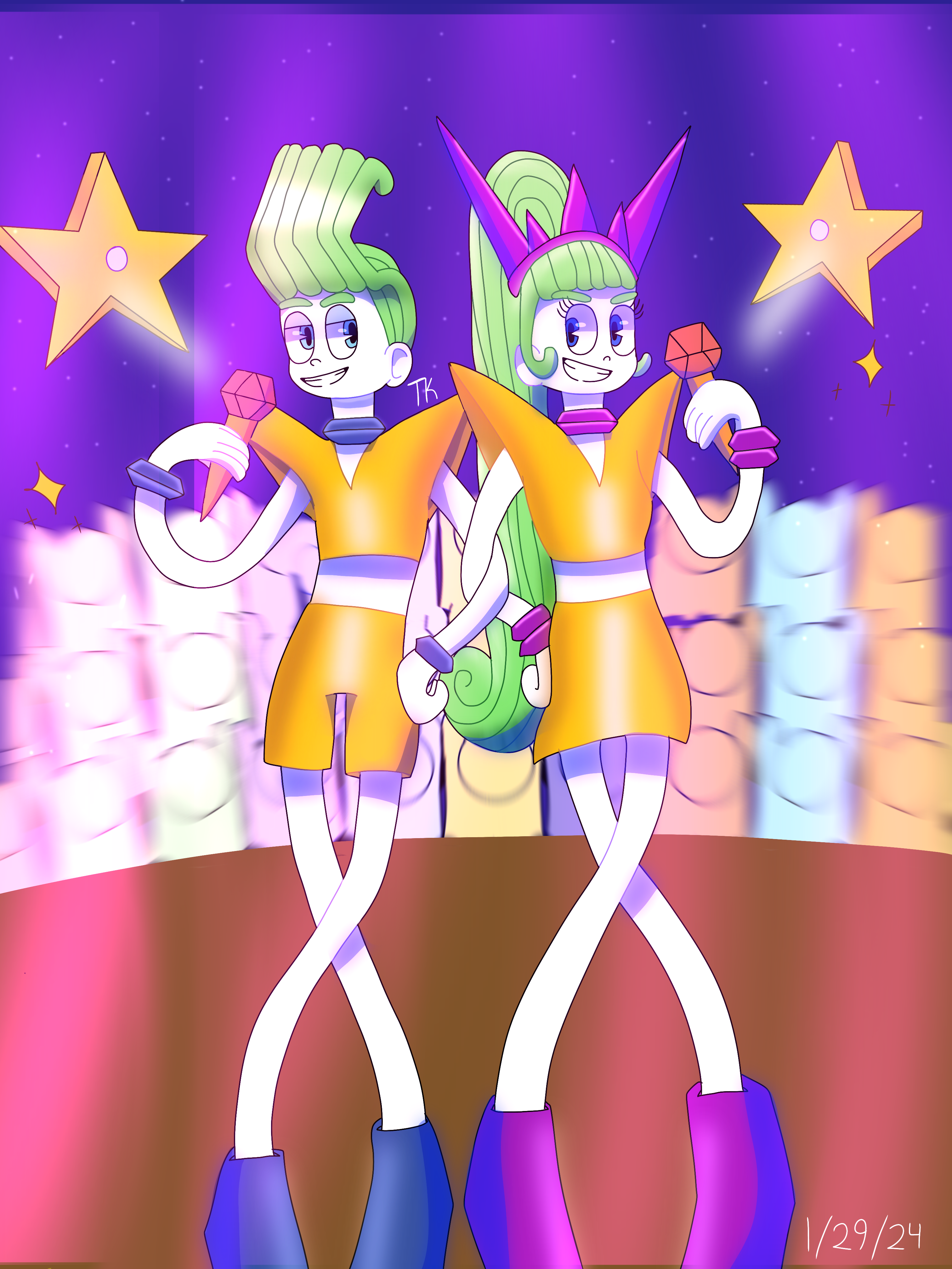 Spaghetti Superstars Velvet and Veneer by InferniaArtz on DeviantArt