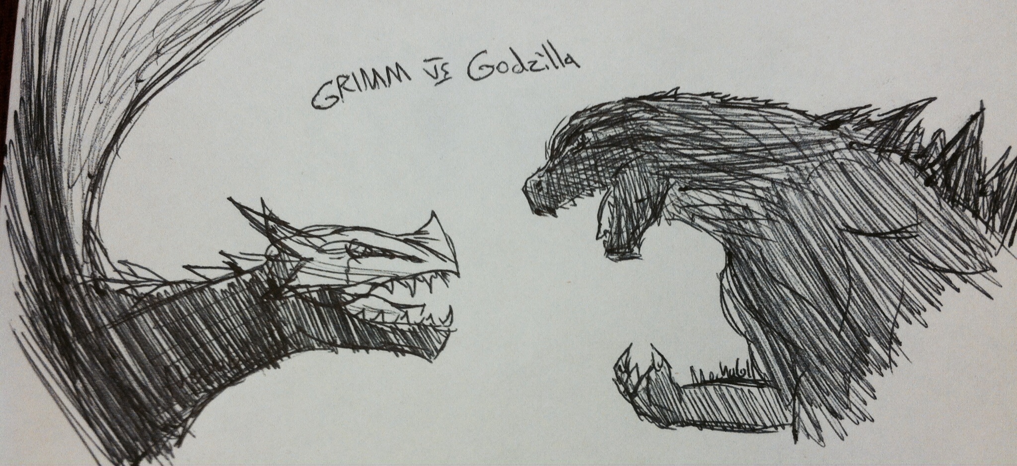 Grimm vs Godzilla (RWBY x Gojira)