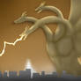 Ghidorah Painting