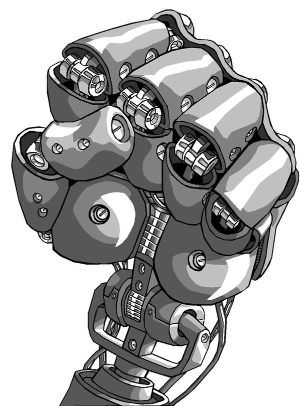Computer Fist Robot Robot Fist by mattandrews on DeviantArt