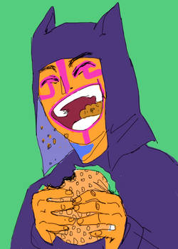 Kankuro Eats A Burger