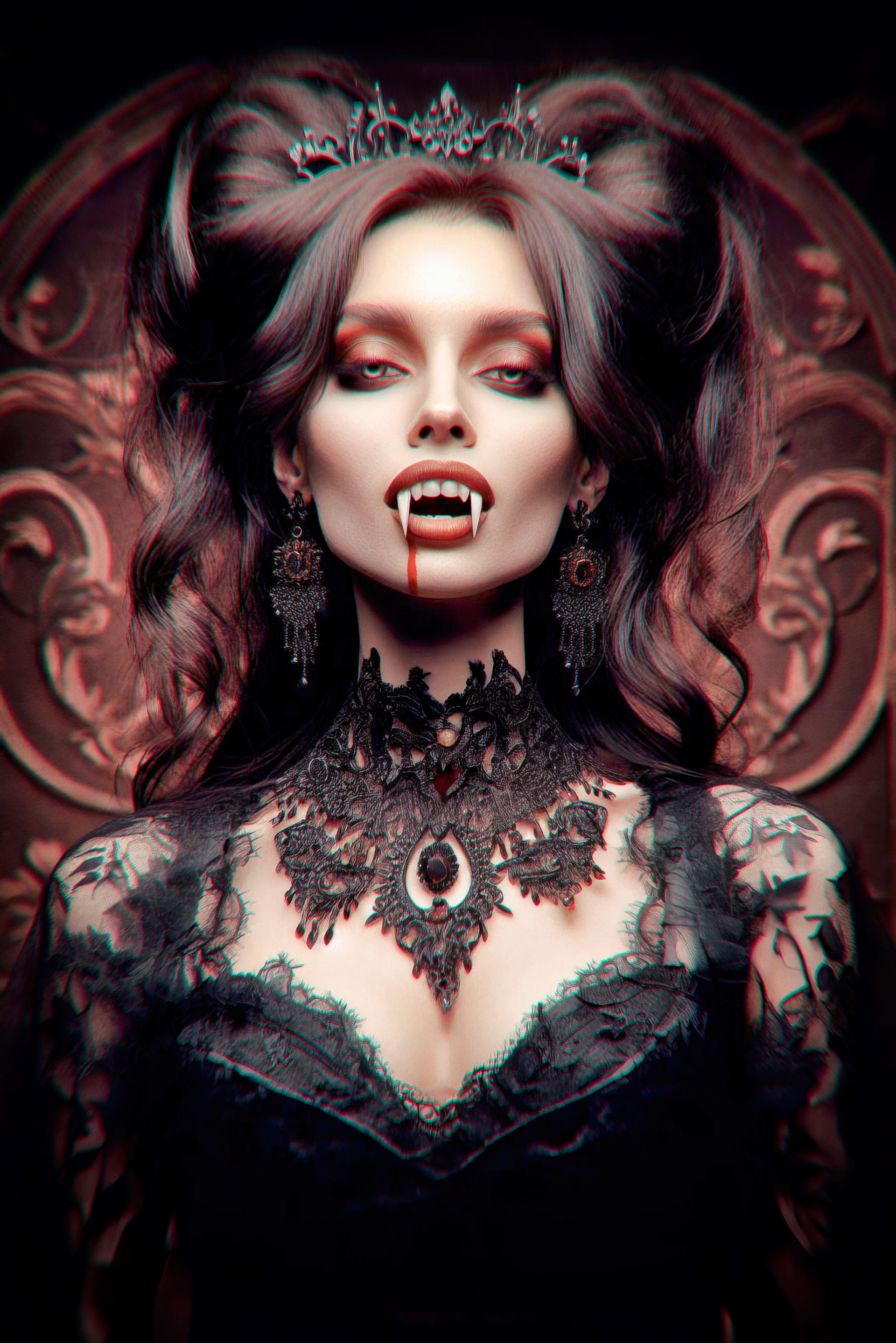 Vampire Queen Exuding Dark Elegance by a4mbs on DeviantArt