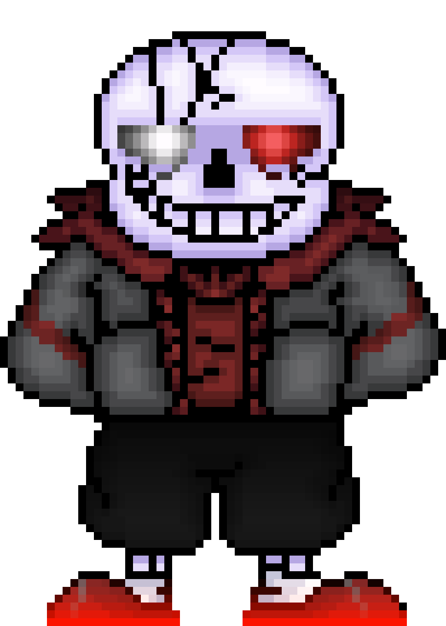 Pixilart - Hardmode Sans by DaSpriteMaker08