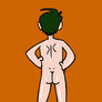 Naked butt dancing