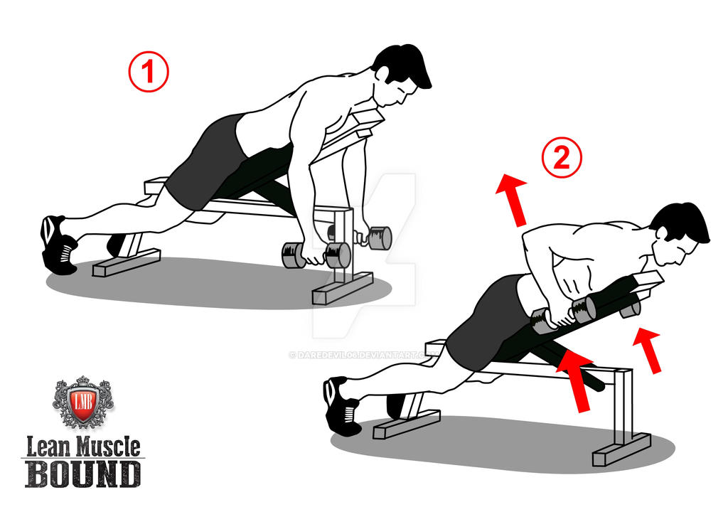 Backward Inclined Two Arm Rows by daredevil06 on DeviantArt