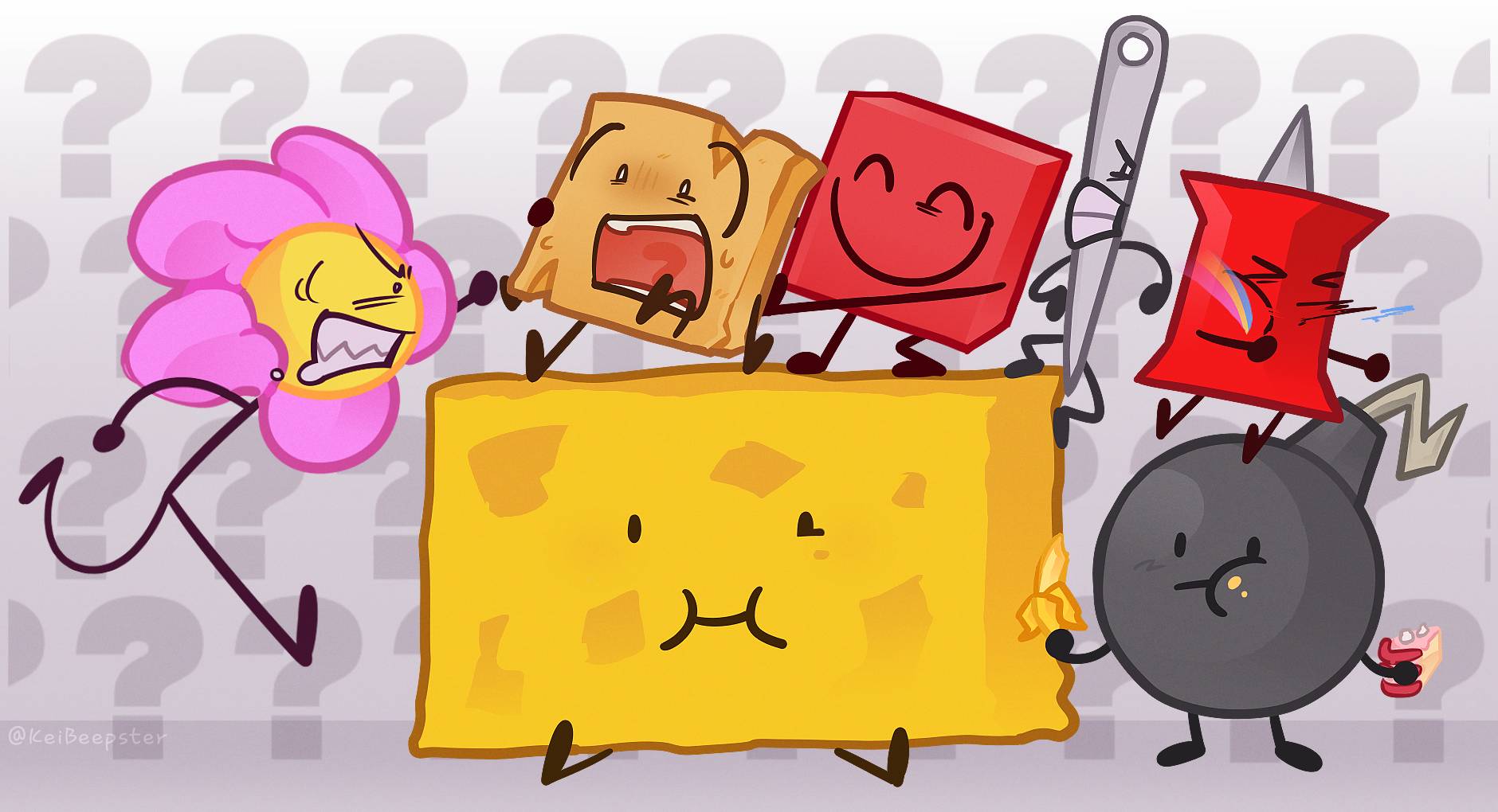 Code Red Bfdi bfdi redrew by KeiBeepster03 on DeviantArt