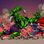 Hulk vs. Superman coloring