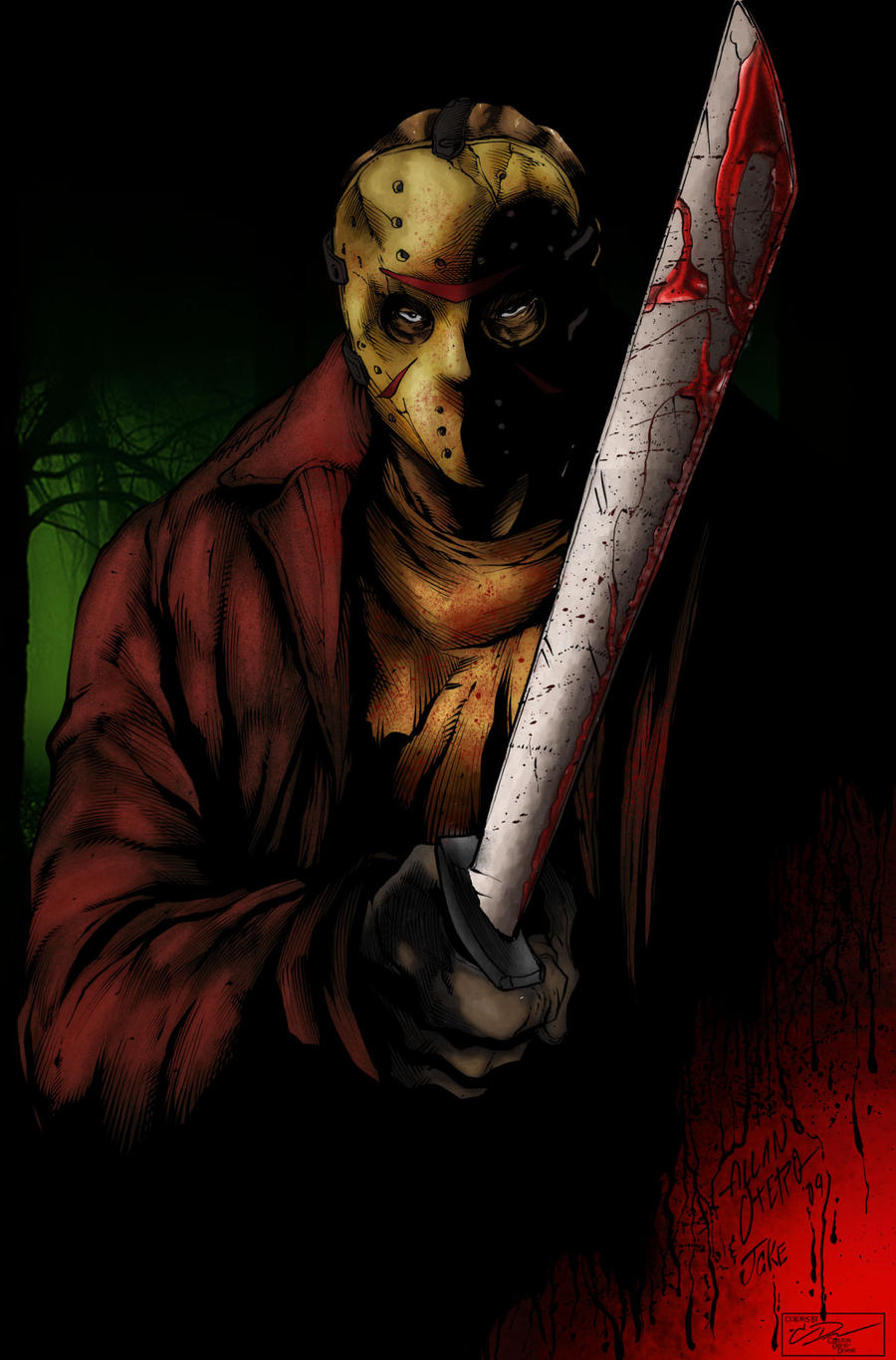 Jason Voorhees digital colors