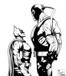 Batman vs. Bane ( No Rain) by frostdusk