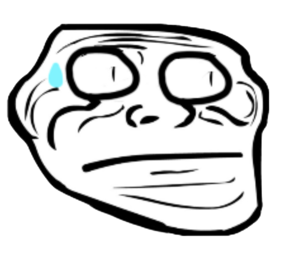 Scared troll face 2 by 10a1 on DeviantArt