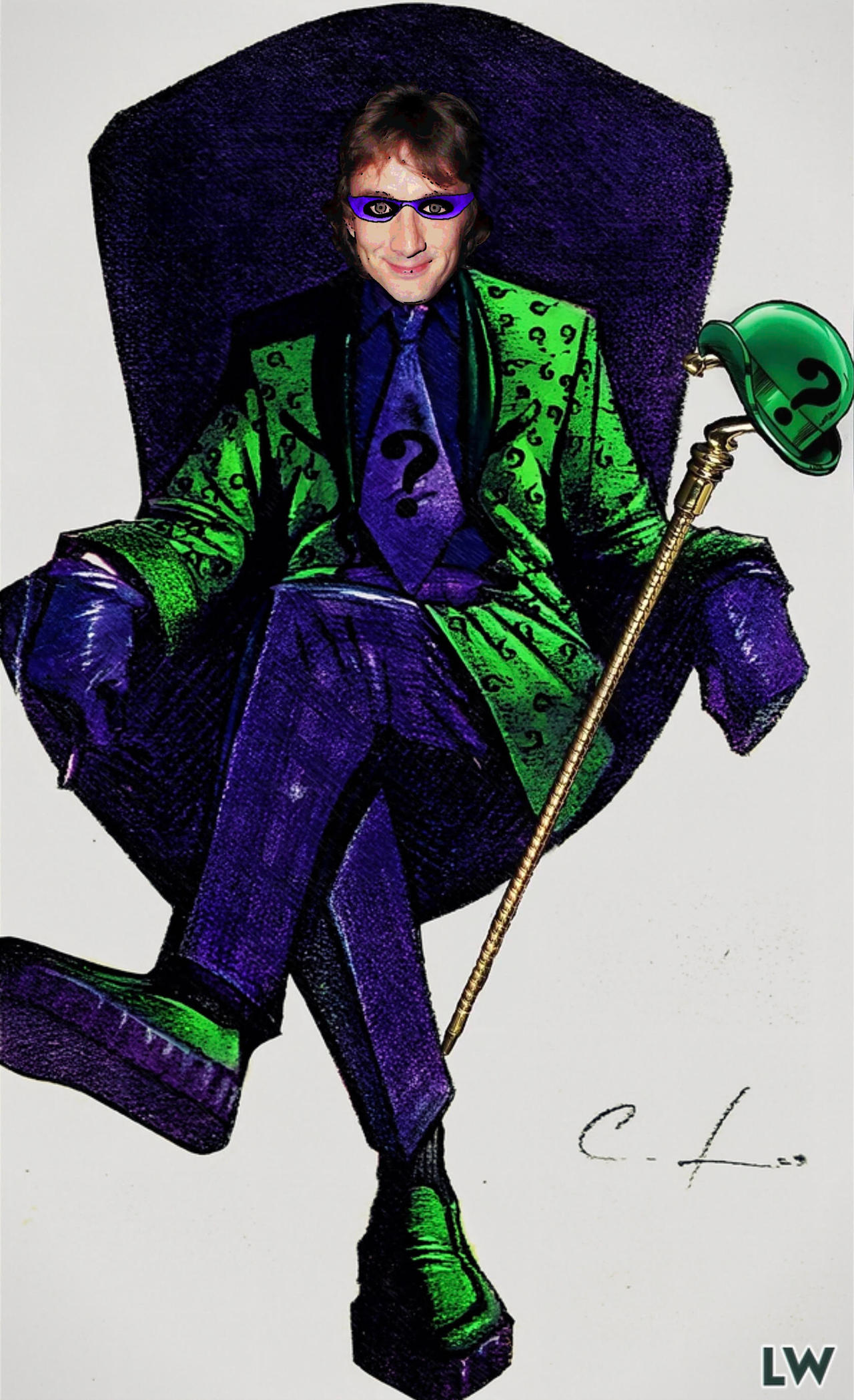 Martin Short's Riddler by HedgieTheThomasFan11 on DeviantArt
