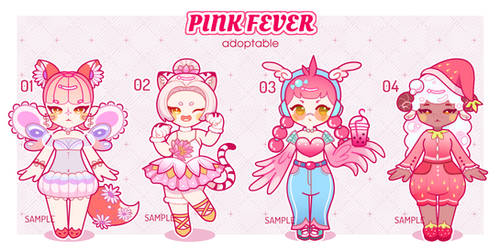 [OPEN 4/4] SET PRICE ADOPTABLE #7 PINK FEVER