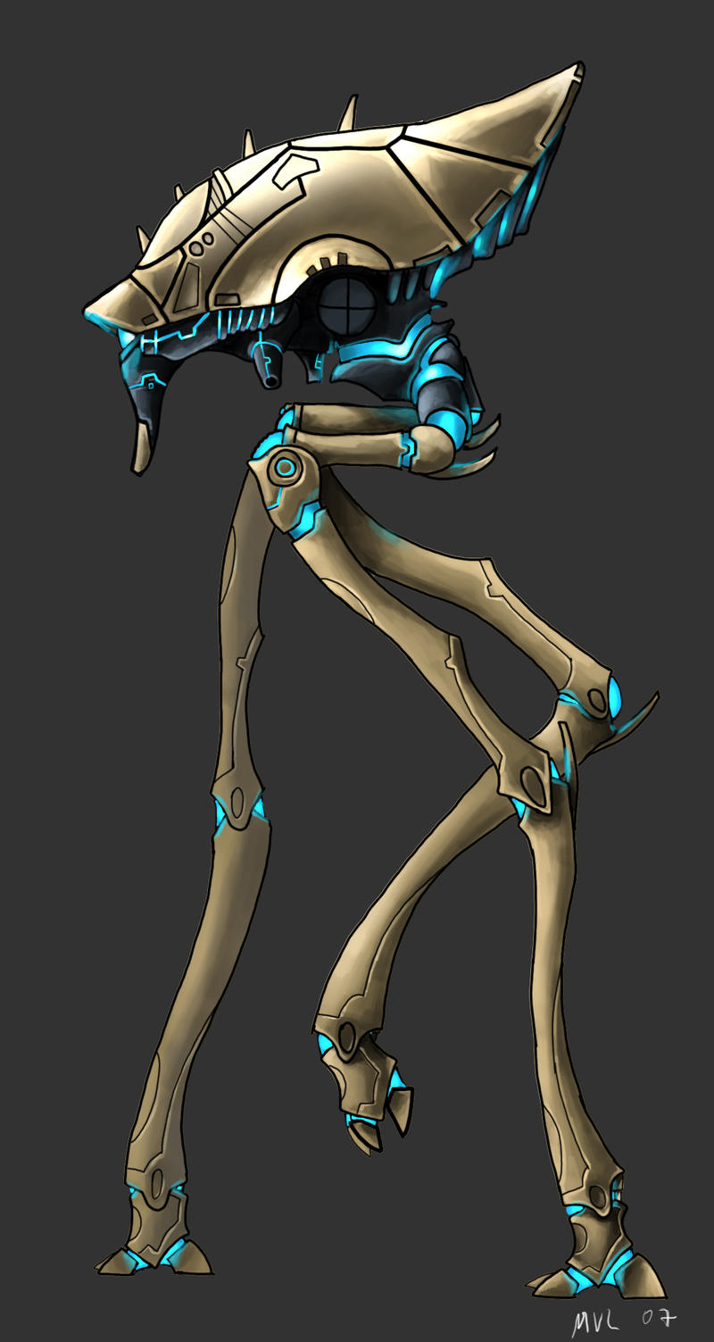 Protoss Titan By Highdarktemplar On DeviantArt