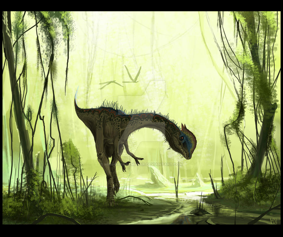 Paleoscape 2 Dilophosaurus w.