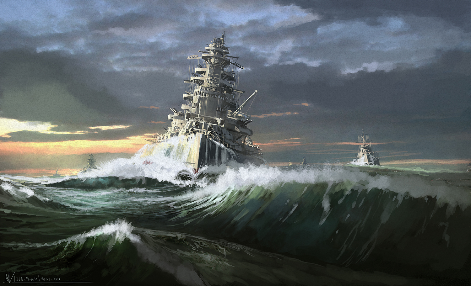Ijn Deviantart IJN Nagato by highdarktemplar on DeviantArt