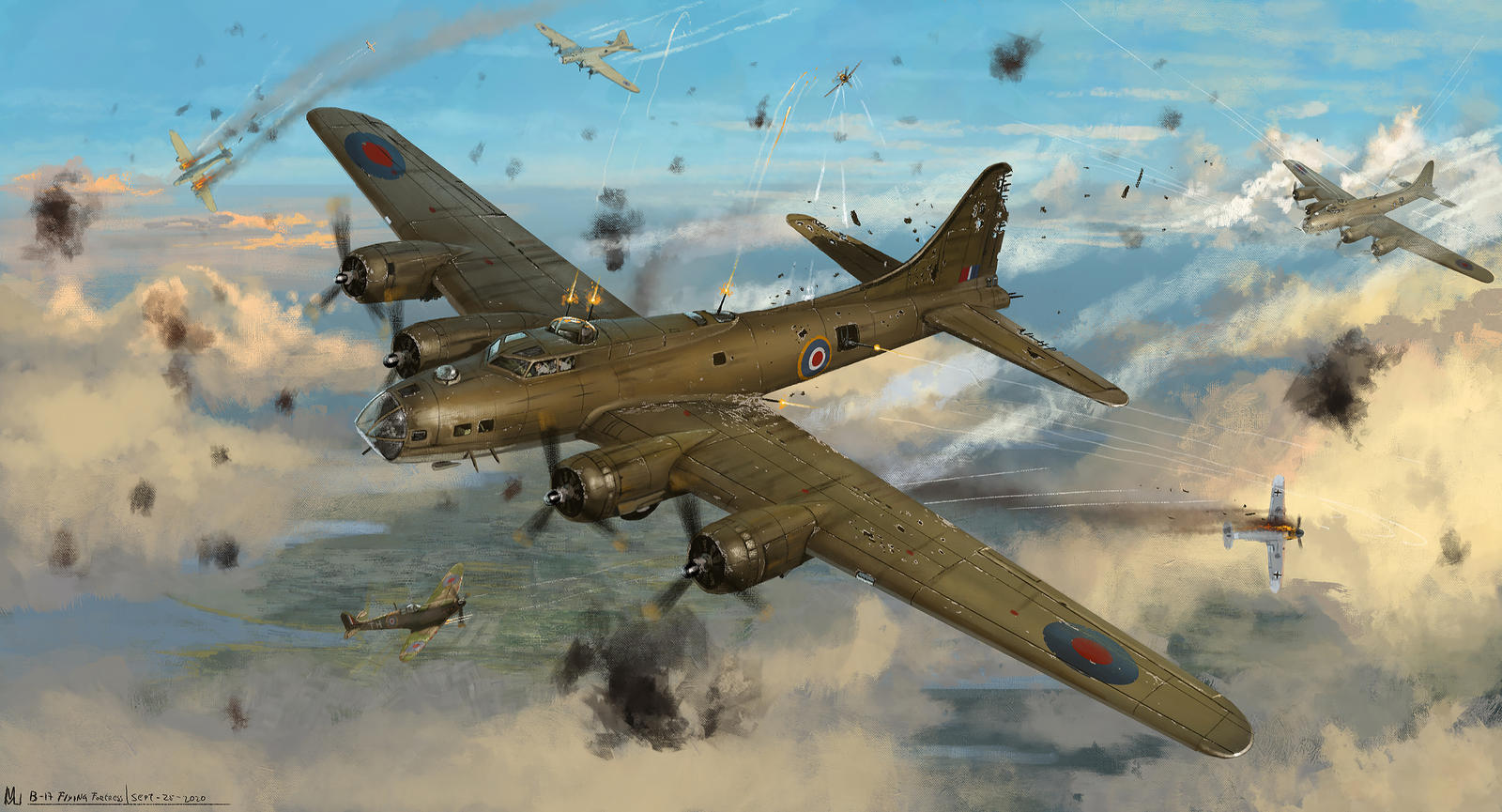 B-17 by highdarktemplar on DeviantArt
