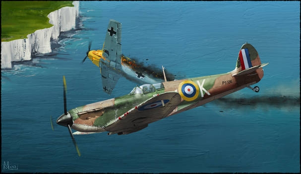 Spitfire - practice painting