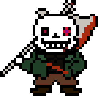 Horror!Sans Overworld Sprites by Coffey12 on DeviantArt