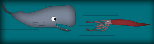 My avatar the Modwhale chasing squid