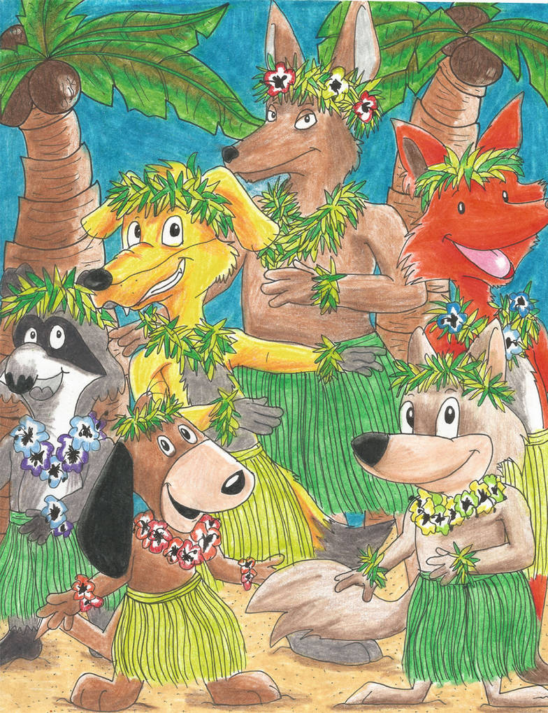 Hula time by Twitchy-Dingo on DeviantArt