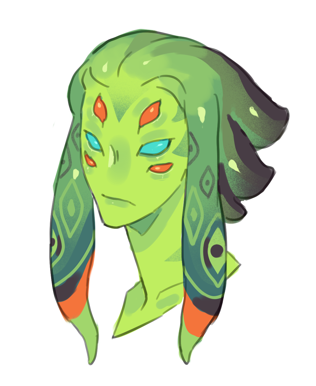 alien - oc by lVOLGA on DeviantArt