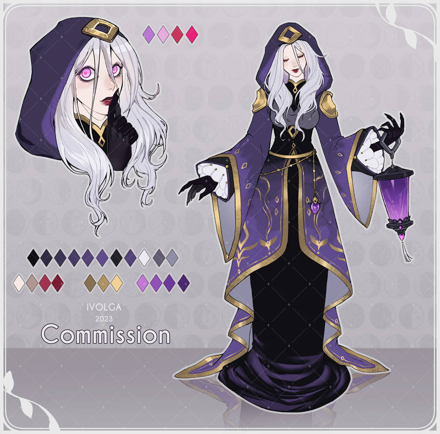 Fantasy Wizard - Custom Character Design by lVOLGA on DeviantArt