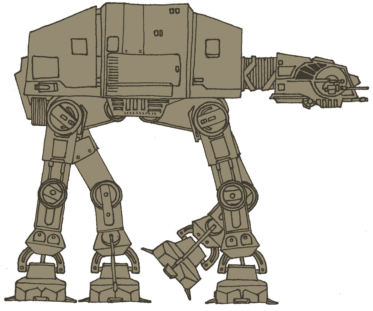 All Terrain Armored Transport (AT-AT) Walker by Patton1836 on DeviantArt