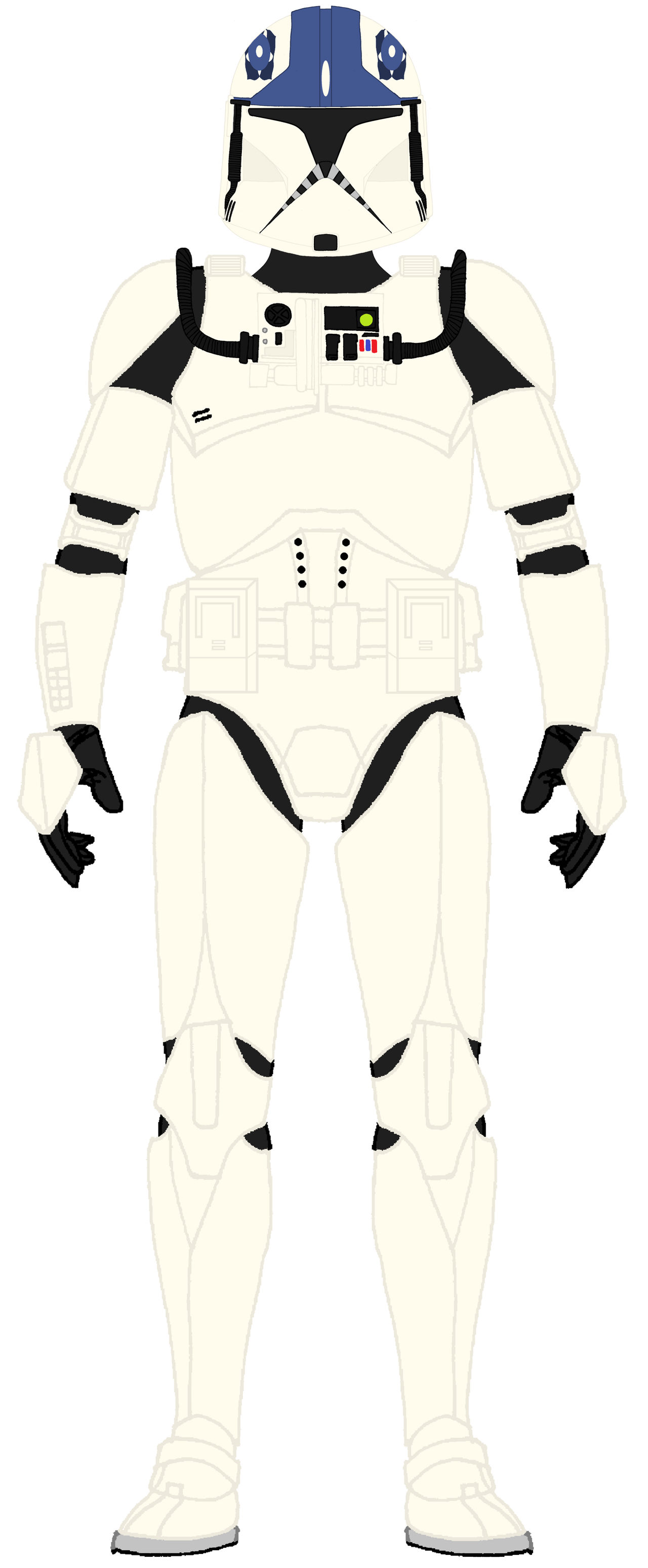 Clone Trooper Pilot Blue Squadron 2 by Patton1836 on DeviantArt