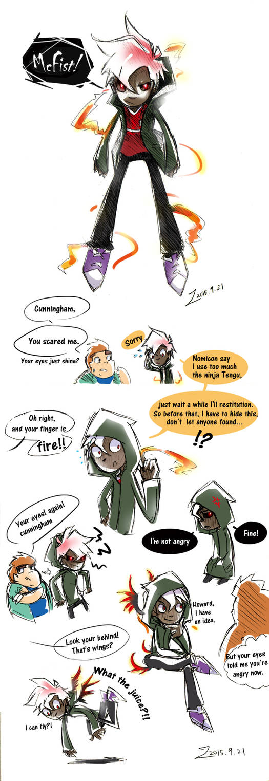 Tengu Randy doodle-02 by greenbudbowl on DeviantArt
