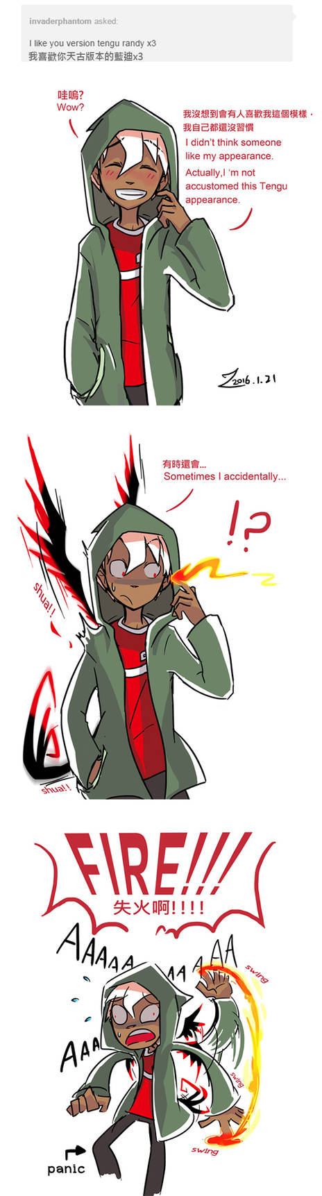 ask Tengu Randy 01 by greenbudbowl on DeviantArt