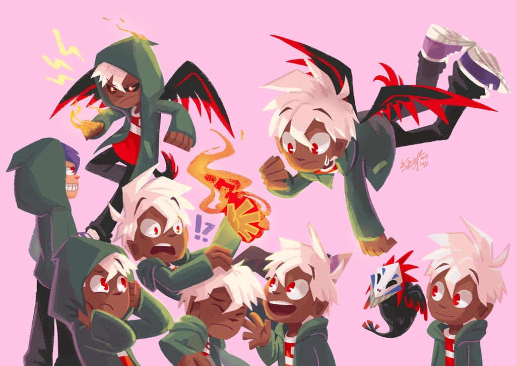 More Tengu Randy by greenbudbowl on DeviantArt