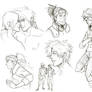 Kakashi and Iruka sketches