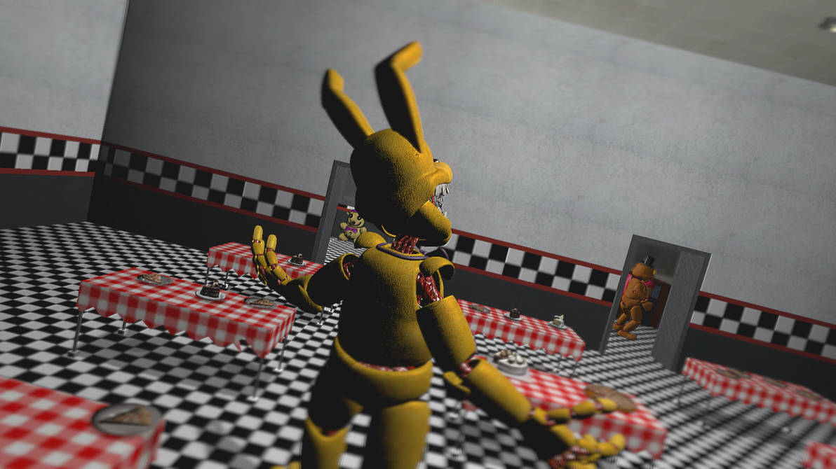 the golden rabbit that came from the ballpit by thefirebird23 on DeviantArt