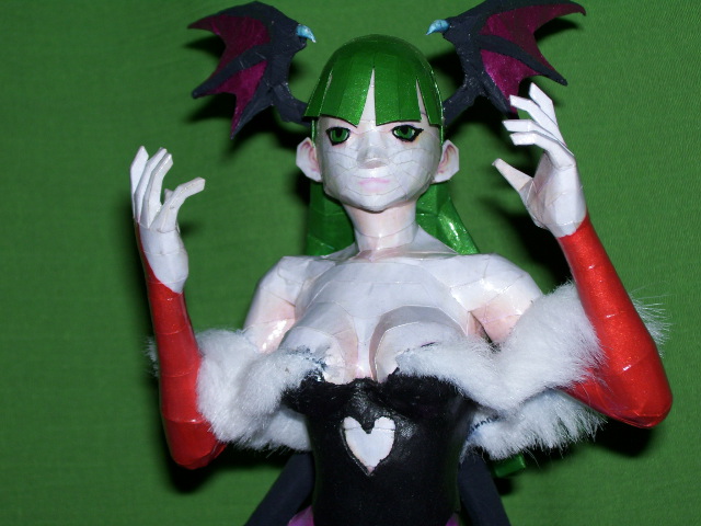 Morrigan Papercraft 5